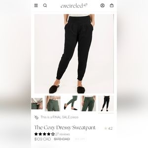 Encircled Dressy Sweatpants Work pants